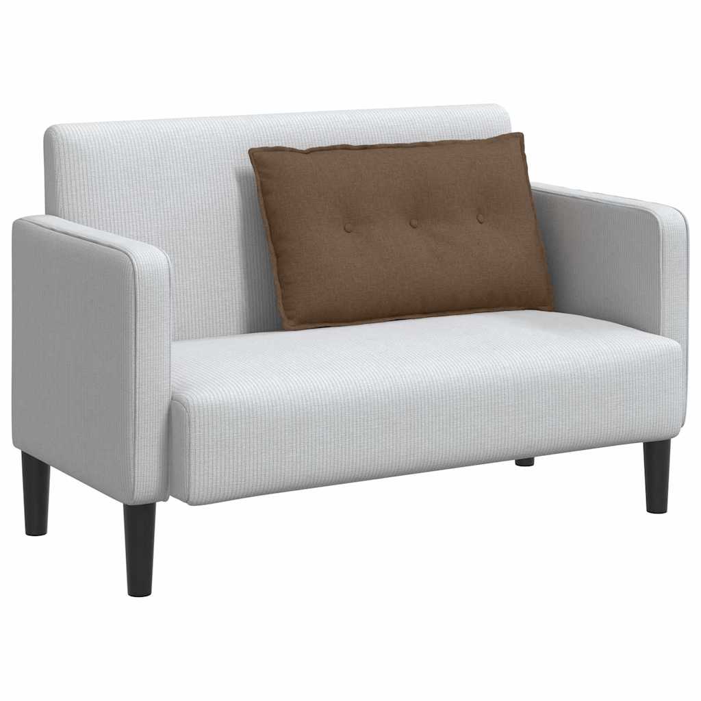 Cuscino per Schiena Marrone 80 x 19 x 50 cm Tessuto 42014705