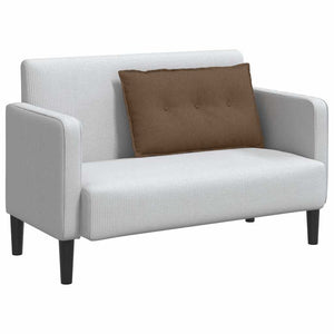 Cuscino per Schiena Marrone 80 x 19 x 50 cm Tessuto 42014705