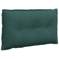 Cuscino per Schiena Verde Scuro 80 x 19 x 50 cm Tessuto 42014706