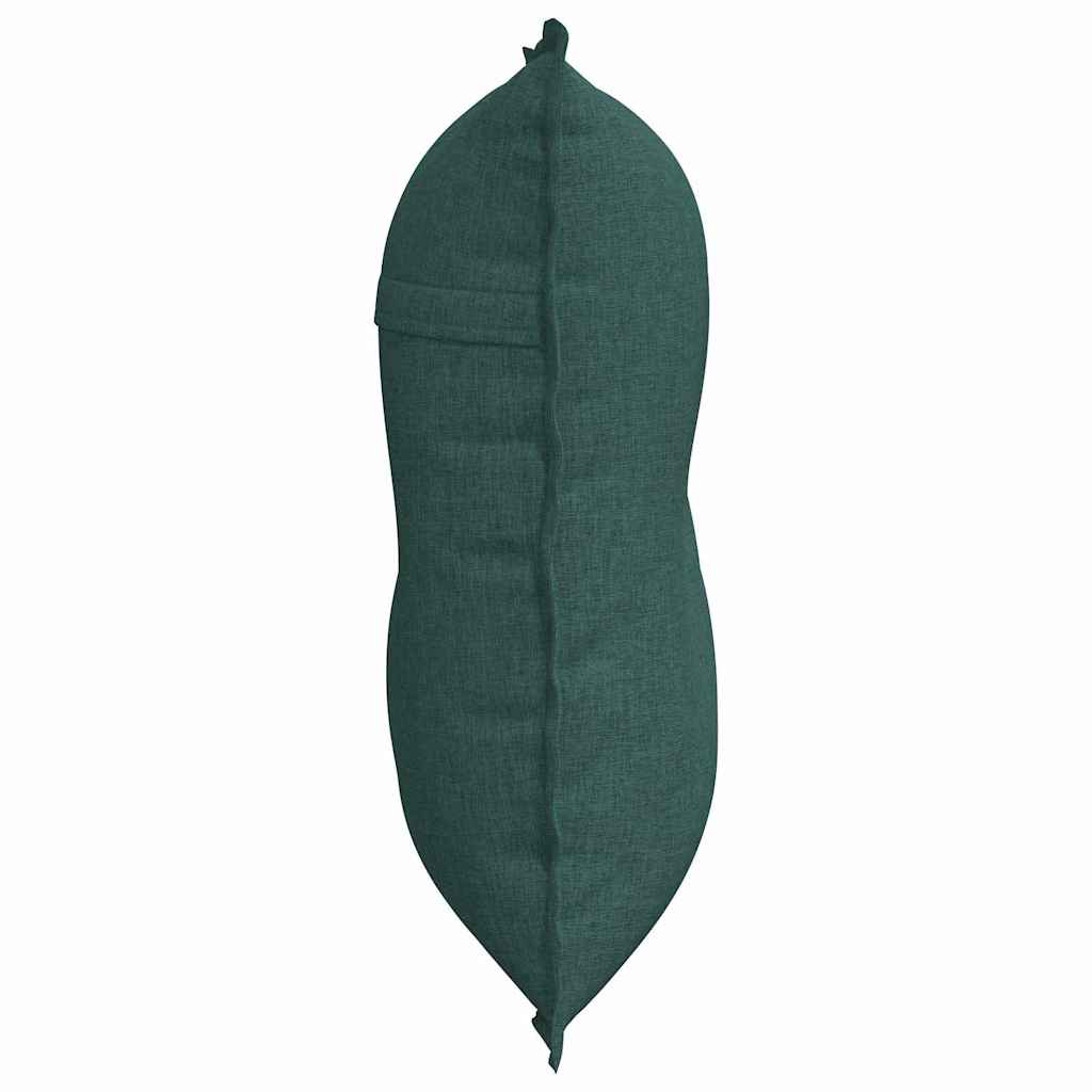 Cuscino per Schiena Verde Scuro 80 x 19 x 50 cm Tessuto 42014706