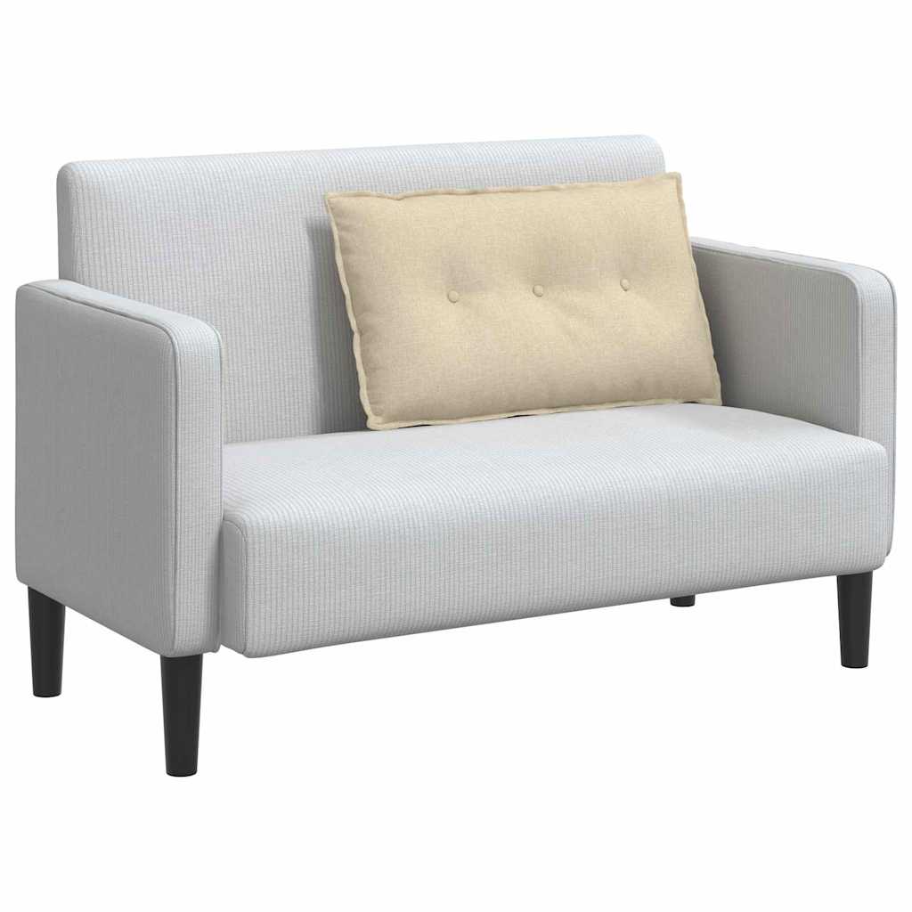 Cuscino per Schiena Crema 80 x 19 x 50 cm Tessuto 42014708