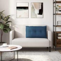 Cuscino per Schiena Blu 80 x 19 x 50 cm Tessuto 42014709