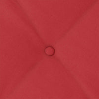 Cuscino per Schiena Rosso 80 x 19 x 50 cm Tessuto 42014713