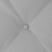 Cuscino per Schiena Grigio Nuvola 80 x 19 x 50 cm Tessuto 42014714