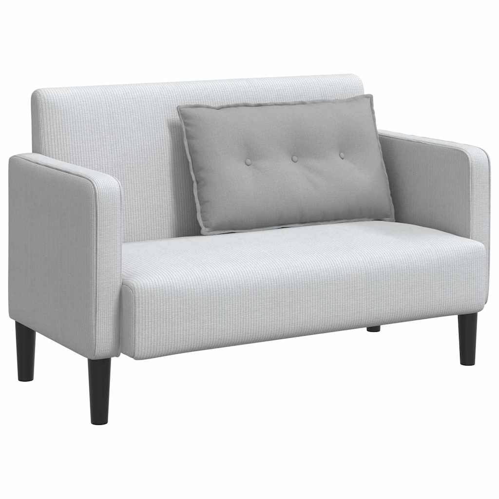 Cuscino per Schiena Grigio Nuvola 80 x 19 x 50 cm Tessuto 42014714