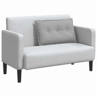 Cuscino per Schiena Grigio Nuvola 80 x 19 x 50 cm Tessuto 42014714