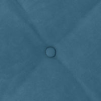 Cuscino per Schiena Blu 80 x 50 cm Tessuto in Cords 42014717