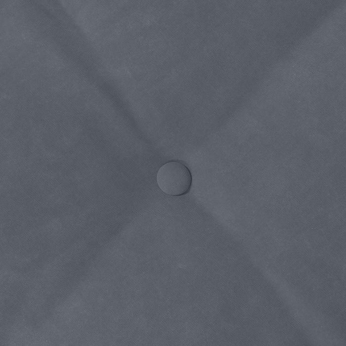 Cuscino per Schiena Grigio scuro 80 x 50 cm Tessuto in Cords 42014719