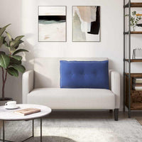 Cuscino per Schiena Blu Polizia 80 x 50 cm Tessuto in Cords 42014729