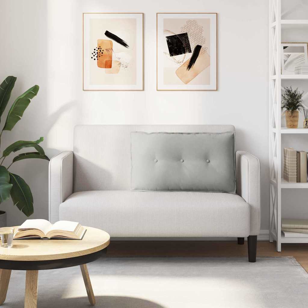 Cuscino per Schiena Grigio chiaro 80 x 50 cm 42014731