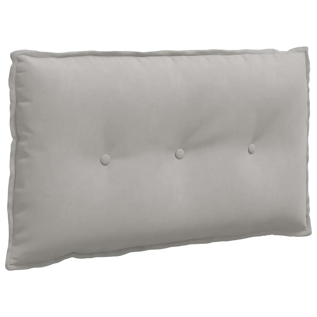 Cuscino per Schiena Grigio chiaro 80 x 50 cm 42014731