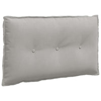 Cuscino per Schiena Grigio chiaro 80 x 50 cm 42014731