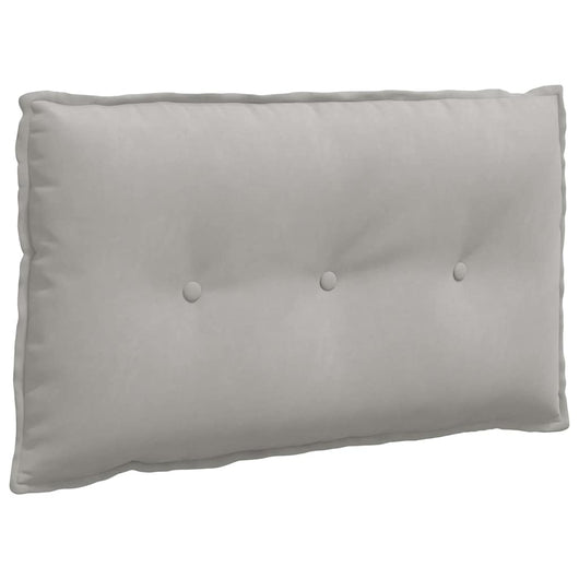 Cuscino per Schiena Grigio chiaro 80 x 50 cm 42014731