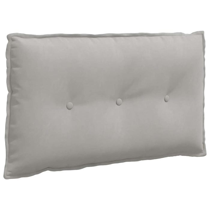 Cuscino per Schiena Grigio chiaro 80 x 50 cm 42014731