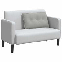 Cuscino per Schiena Grigio chiaro 80 x 50 cm 42014731