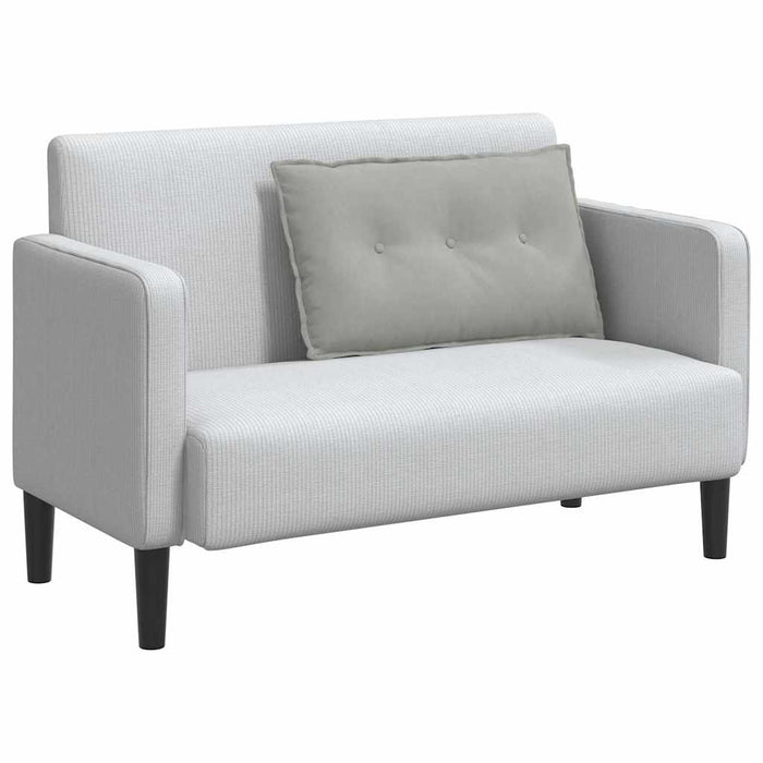 Cuscino per Schiena Grigio chiaro 80 x 50 cm 42014731