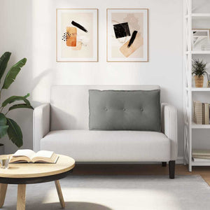 Cuscino per Schiena Grigio scuro 80 x 50 cm 42014732