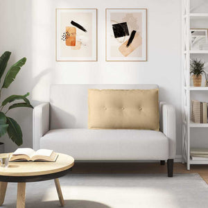 Cuscino per Schiena Grigio Verde 80 x 50 cm Tessuto in Cords 42014740