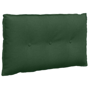 Cuscino per Schiena Verde Giungla 80 x 50 cm Tessuto in Cords 42014741