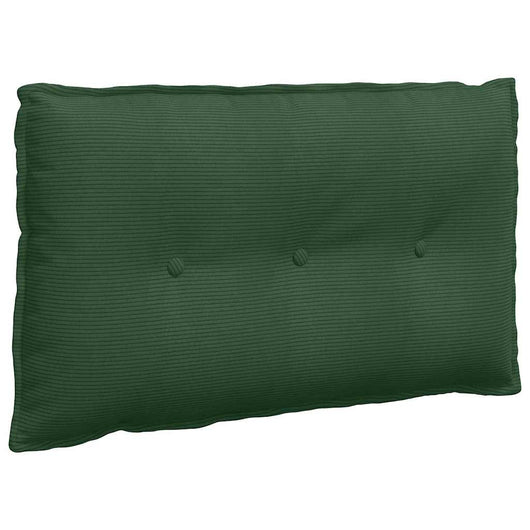 Cuscino per Schiena Verde Giungla 80 x 50 cm Tessuto in Cords 42014741