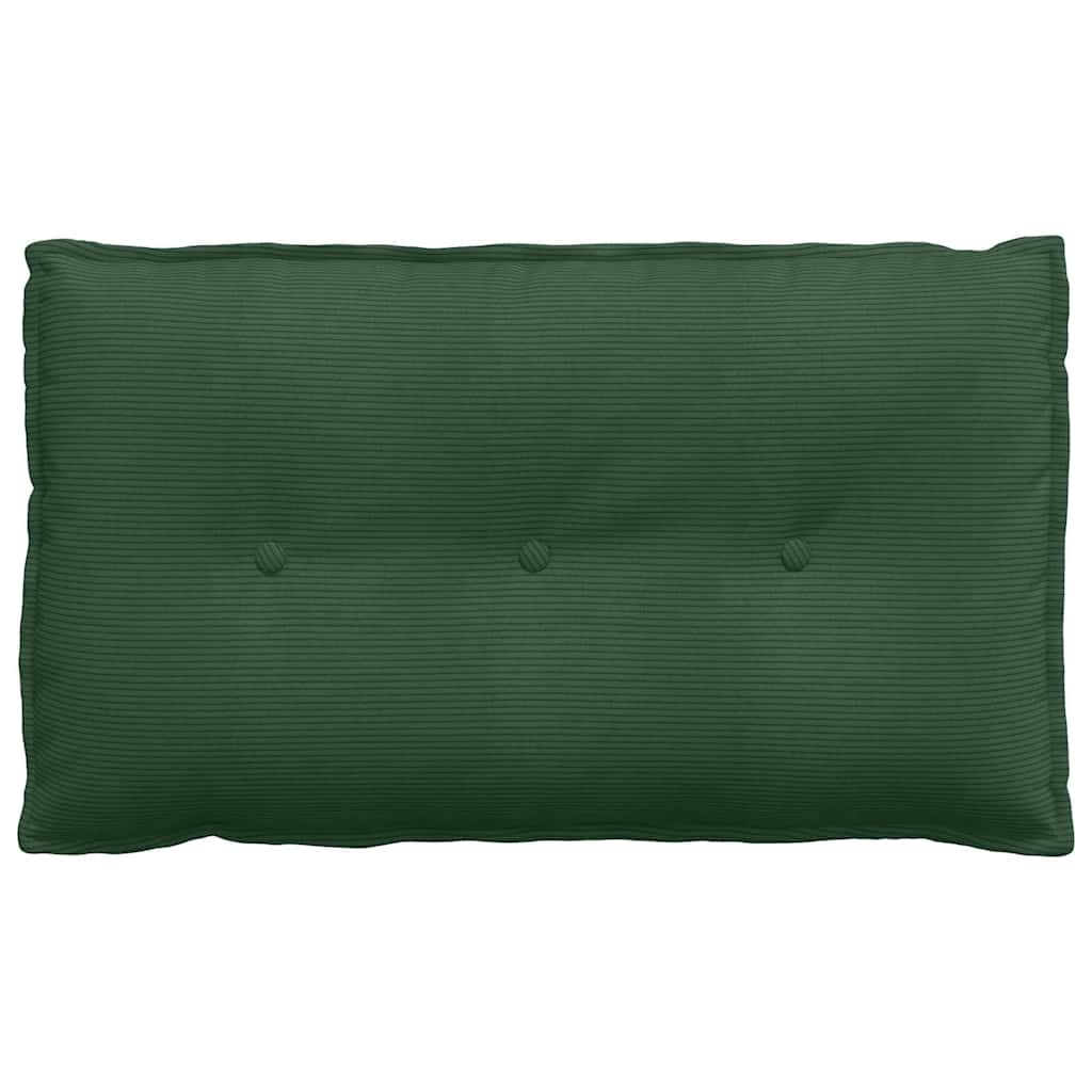 Cuscino per Schiena Verde Giungla 80 x 50 cm Tessuto in Cords 42014741