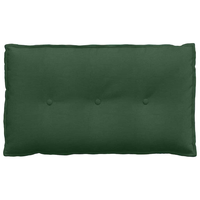 Cuscino per Schiena Verde Giungla 80 x 50 cm Tessuto in Cords 42014741