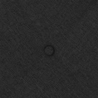 Cuscino per Schiena Nero 100 x 19 x 50 cm Tessuto 42014746