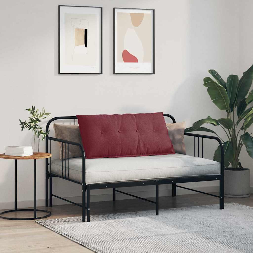 Cuscino per Schiena Rosso Vino 100 x 19 x 50 cm Tessuto 42014747