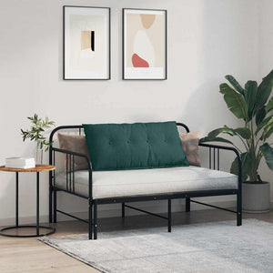 Cuscino per Schiena Verde Scuro 100 x 19 x 50 cm Tessuto 42014749