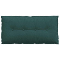Cuscino per Schiena Verde Scuro 100 x 19 x 50 cm Tessuto 42014749