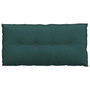 Cuscino per Schiena Verde Scuro 100 x 19 x 50 cm Tessuto 42014749