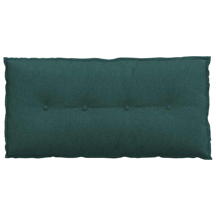 Cuscino per Schiena Verde Scuro 100 x 19 x 50 cm Tessuto 42014749