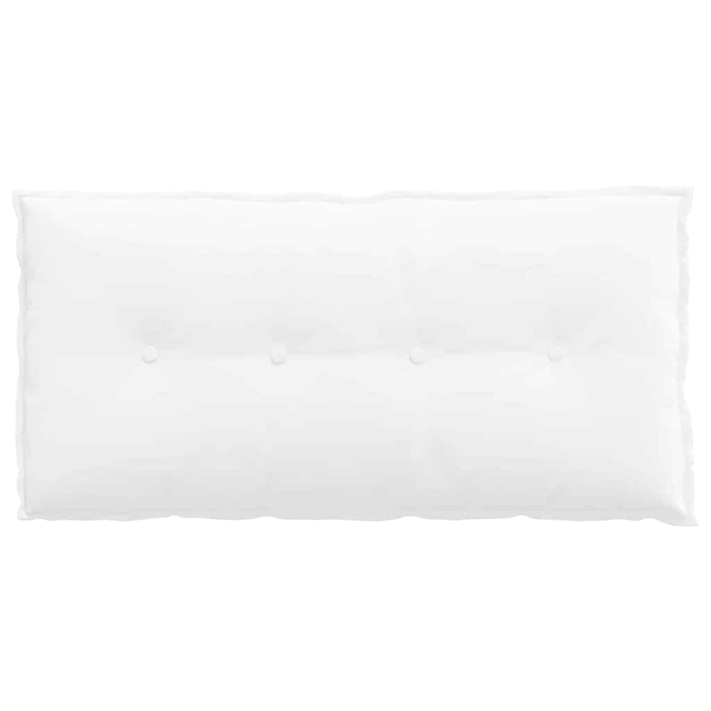 Cuscino per Schiena Bianco 100 x 19 x 50 cm Tessuto 42014755