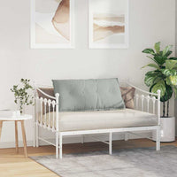 Cuscino per Schiena Grigio chiaro 100 x 50 cm Tessuto in Cords 42014761