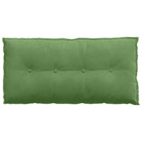 Cuscino per Schiena Verde chiaro 100 x 50 cm Tessuto in Cords 42014764