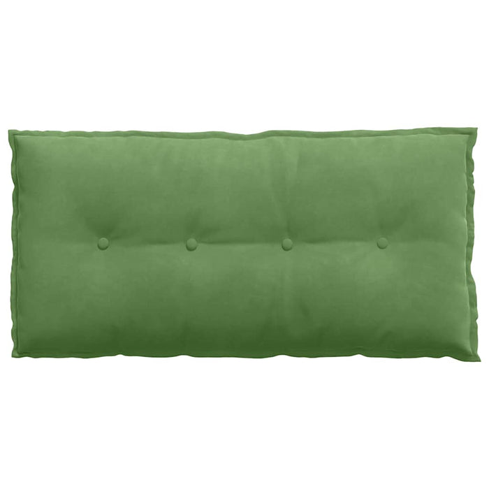 Cuscino per Schiena Verde chiaro 100 x 50 cm Tessuto in Cords 42014764