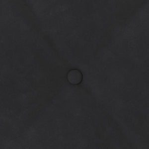 Cuscino per Schiena Nero 100 x 50 cm Tessuto in Cords 42014767