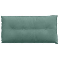 Cuscino per Schiena Verde Mare 100 x 50 cm Tessuto in Cords 42014771