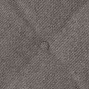 Cuscino per Schiena Grigio chiaro 100 x 50 cm Tessuto in Cords 42014779