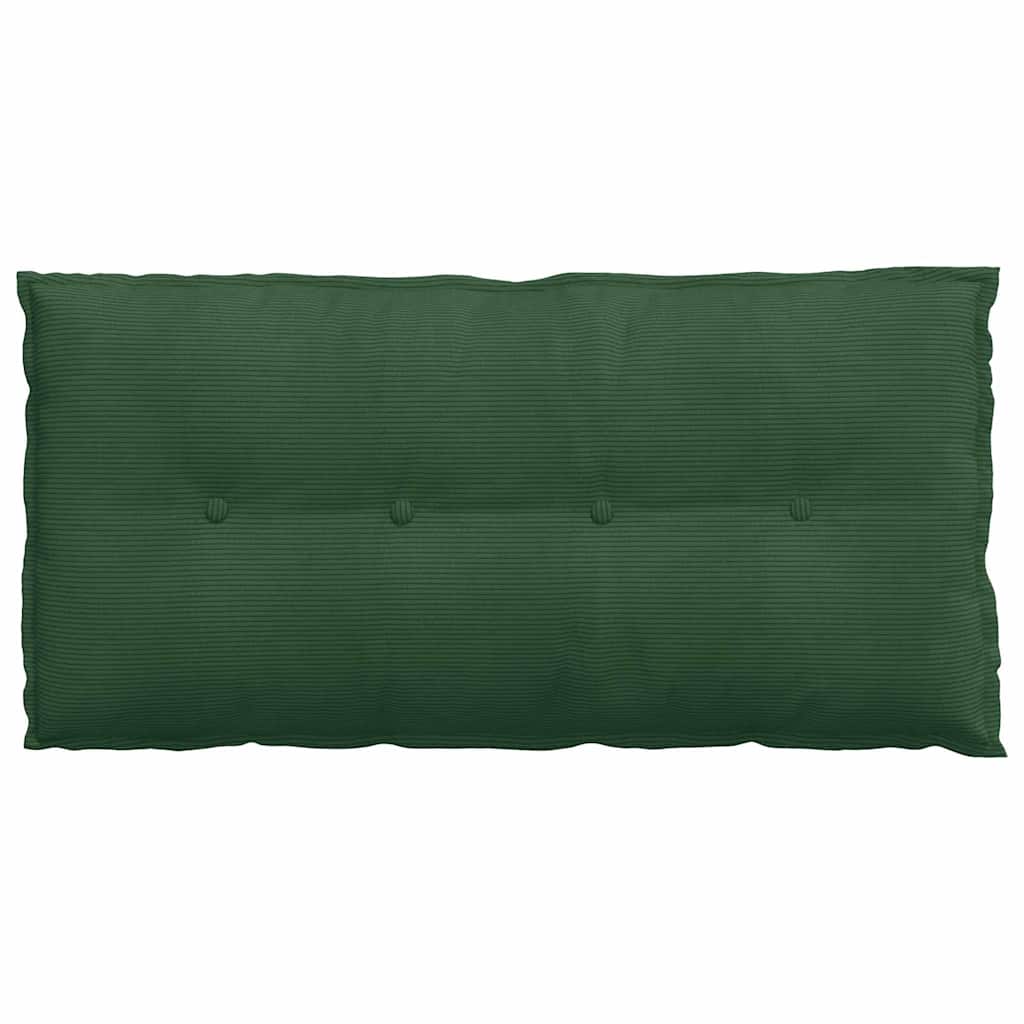Cuscino per Schiena Verde Giungla 100 x 50 cm Tessuto in Cords 42014784