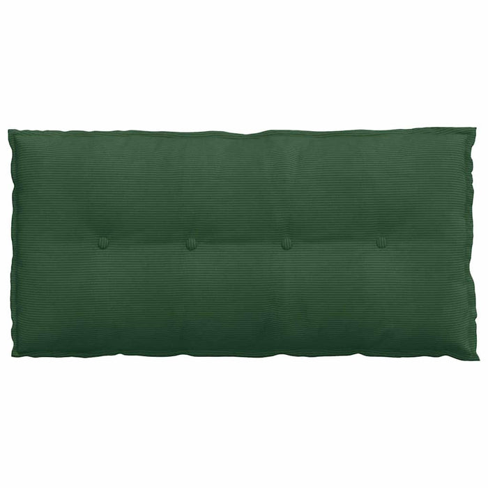Cuscino per Schiena Verde Giungla 100 x 50 cm Tessuto in Cords 42014784
