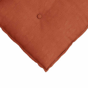 Cuscino per Schiena Rosso Arancio 100 x 50 cm Tessuto in Cords 42014786