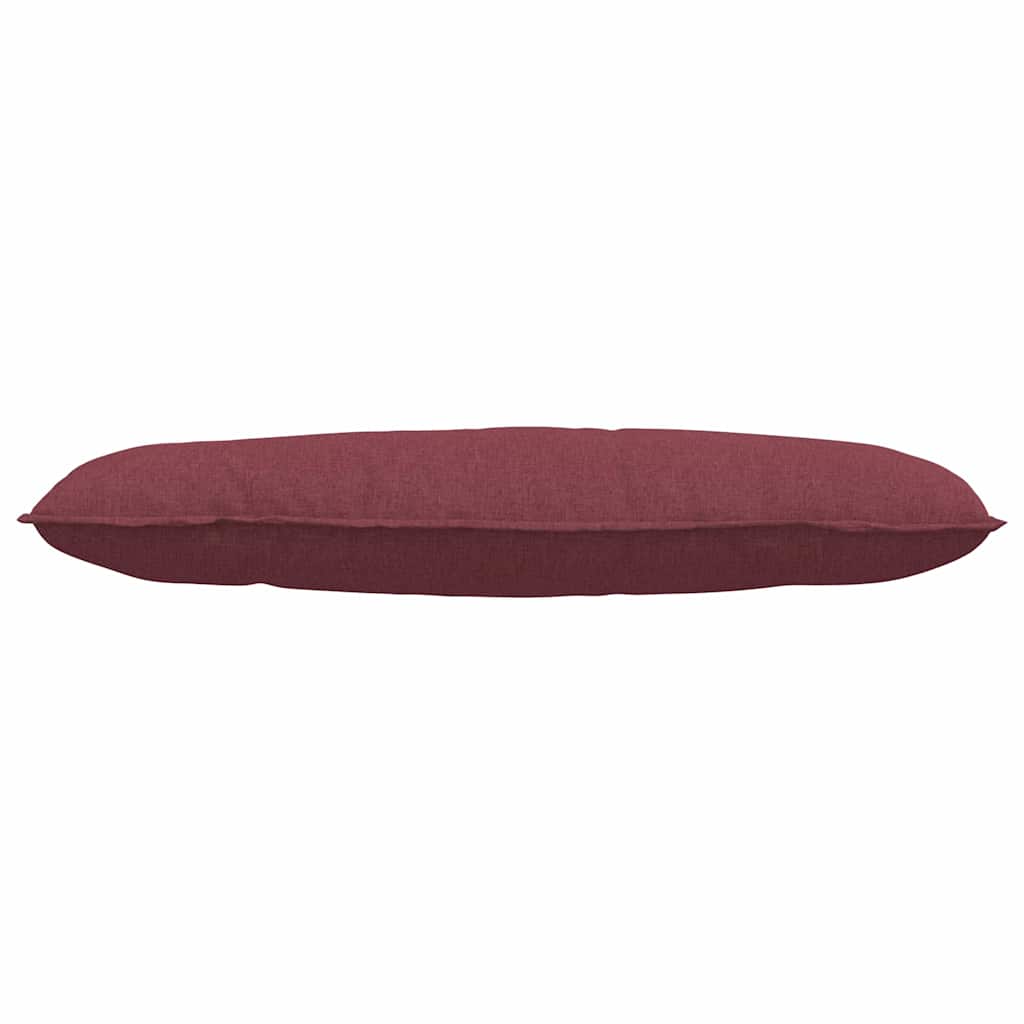 Cuscino per Schiena Rosso Vino 120 x 19 x 50 cm Tessuto 42014790