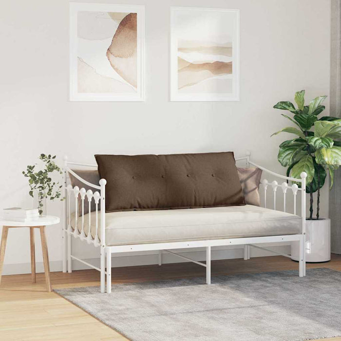 Cuscino per Schiena Marrone 120 x 19 x 50 cm Tessuto 42014791