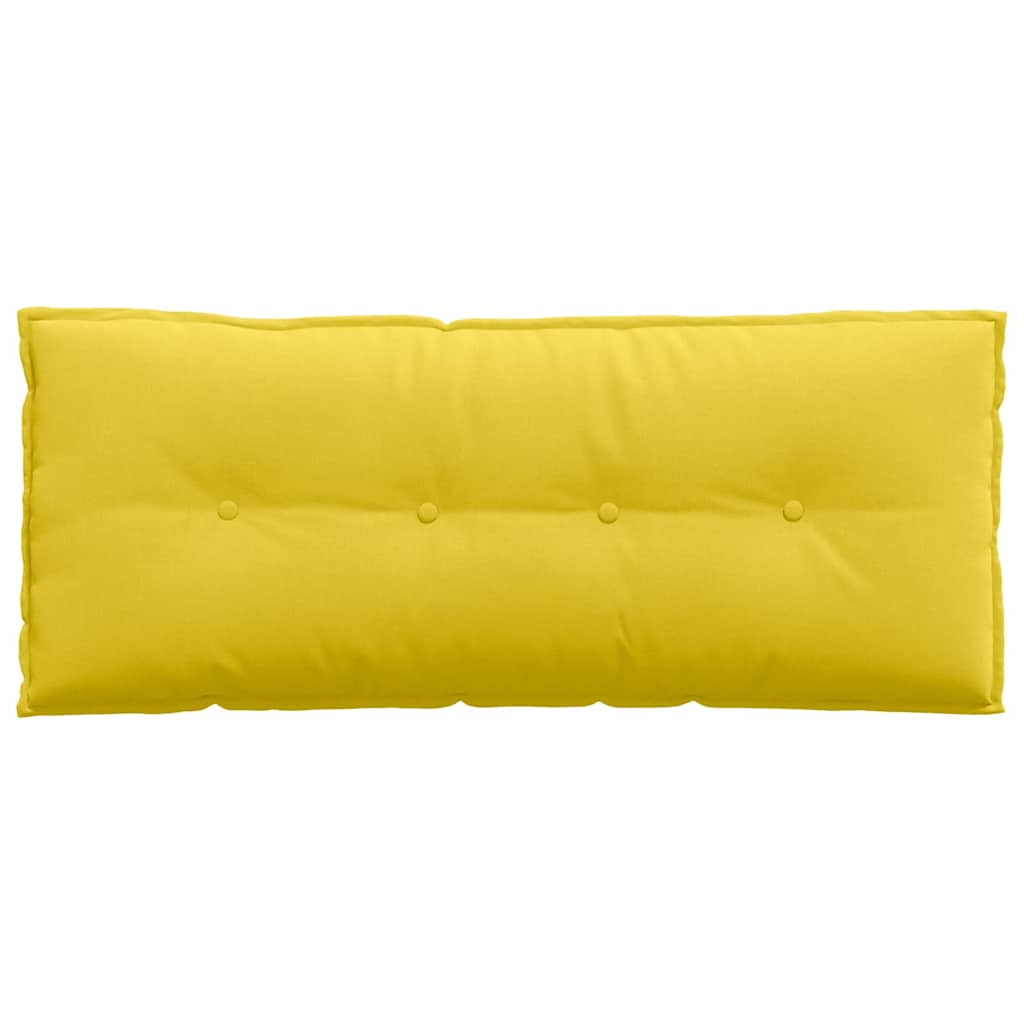 Cuscino per Schiena Giallo Chiaro 120 x 19 x 50 cm Tessuto 42014796