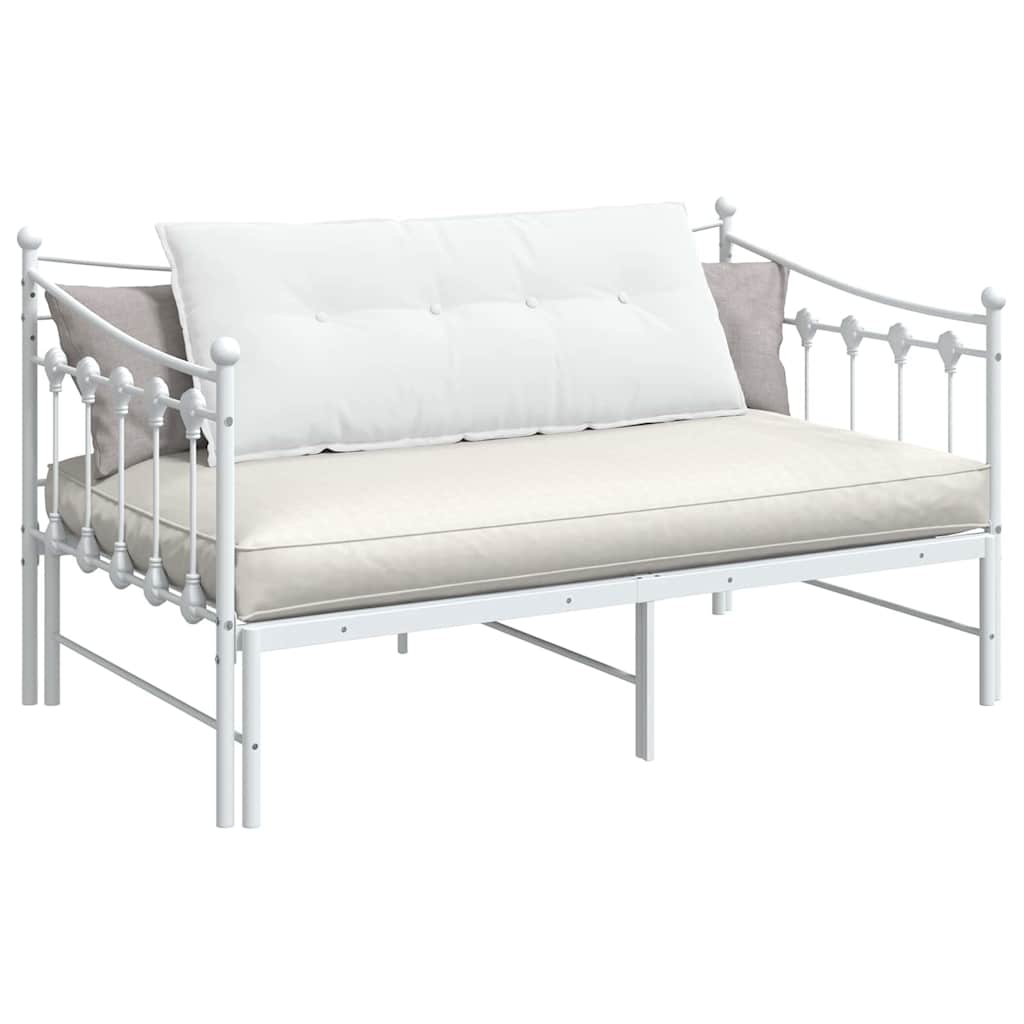 Cuscino per Schiena Bianco 120 x 19 x 50 cm Tessuto 42014798