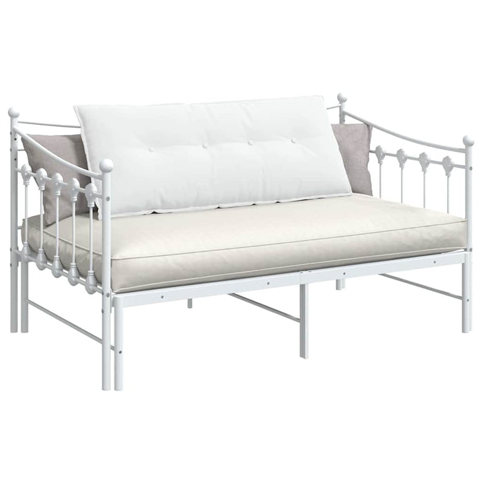 Cuscino per Schiena Bianco 120 x 19 x 50 cm Tessuto 42014798