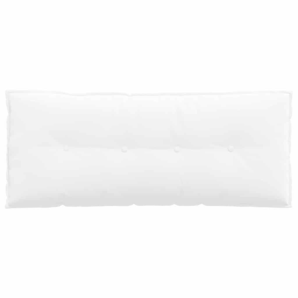 Cuscino per Schiena Bianco 120 x 19 x 50 cm Tessuto 42014798