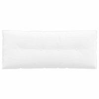 Cuscino per Schiena Bianco 120 x 19 x 50 cm Tessuto 42014798