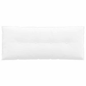 Cuscino per Schiena Bianco 120 x 19 x 50 cm Tessuto 42014798